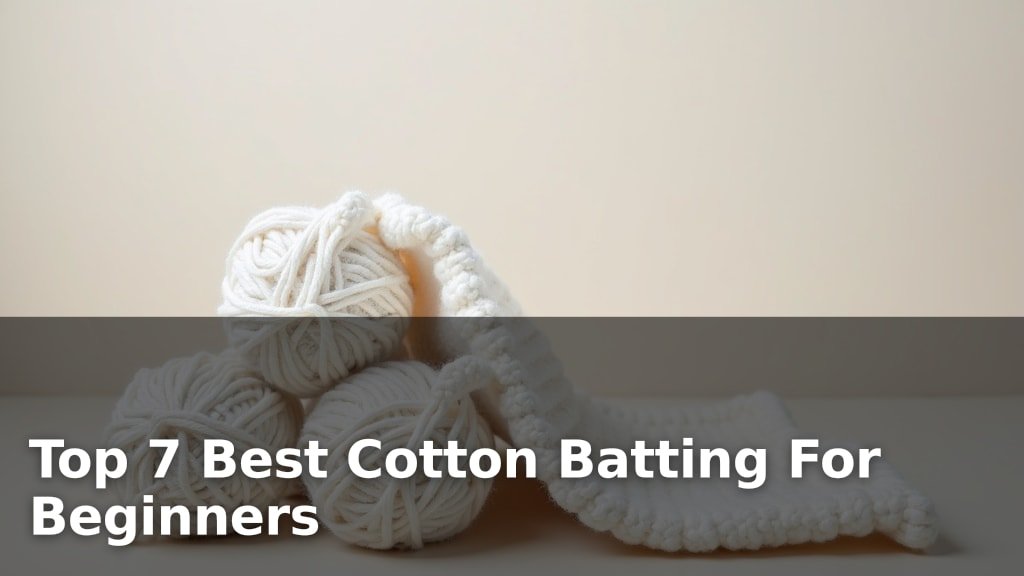 Top 7 Best Cotton Batting For Beginners
