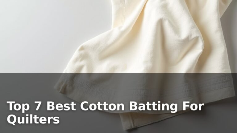 Top 7 Best Cotton Batting For Quilters