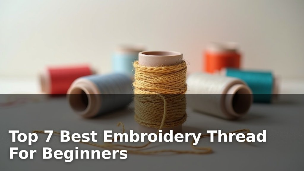Top 7 Best Embroidery Thread For Beginners