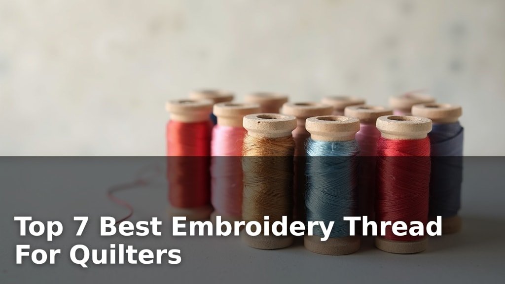 Top 7 Best Embroidery Thread For Quilters