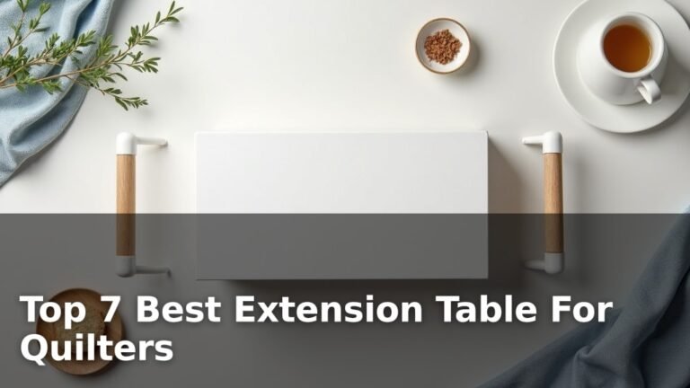 Top 7 Best Extension Table For Quilters
