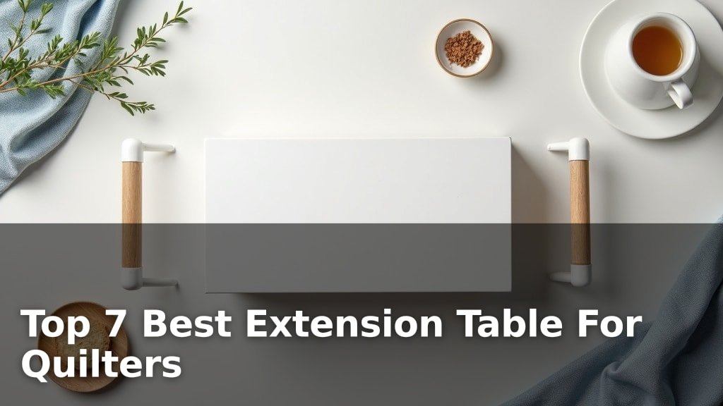 Top 7 Best Extension Table For Quilters