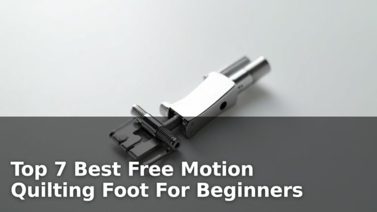 Top 7 Best Free Motion Quilting Foot For Beginners