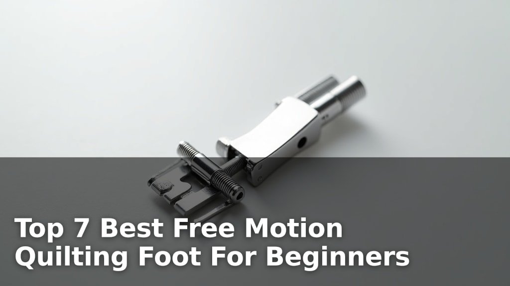 Top 7 Best Free Motion Quilting Foot For Beginners