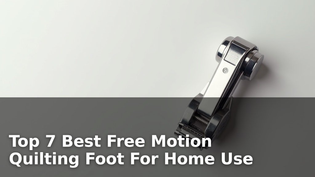Top 7 Best Free Motion Quilting Foot For Home Use