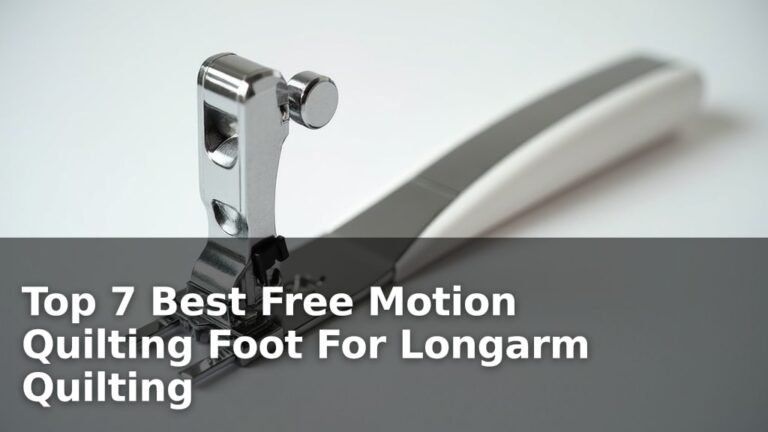 Top 7 Best Free Motion Quilting Foot For Longarm Quilting