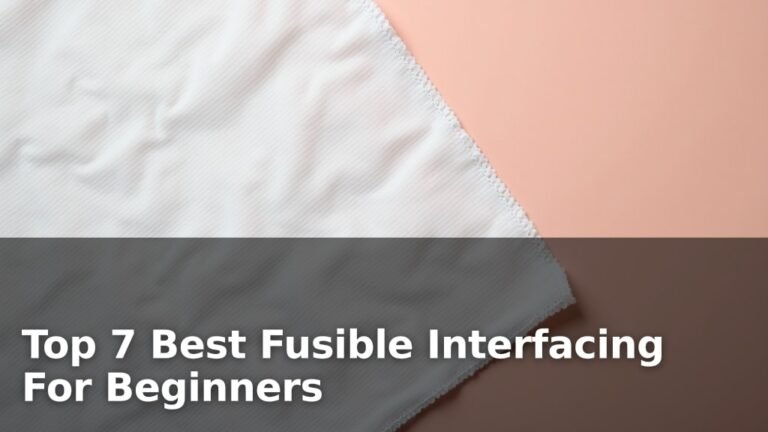 Top 7 Best Fusible Interfacing For Beginners