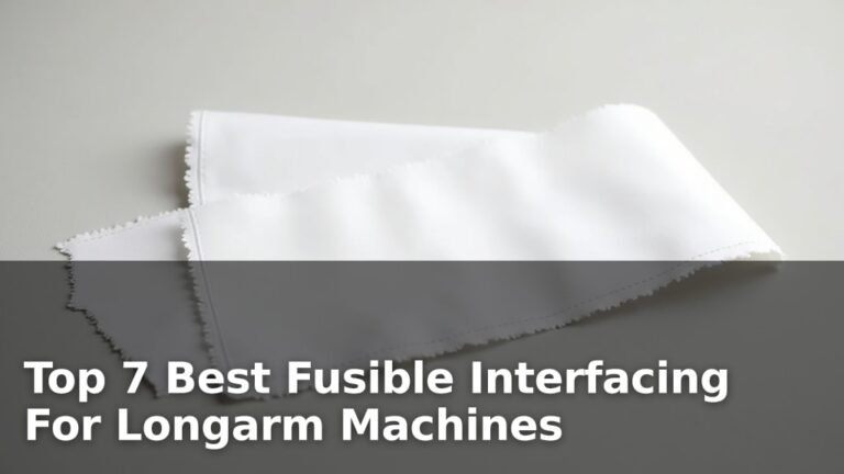 Top 7 Best Fusible Interfacing For Longarm Machines