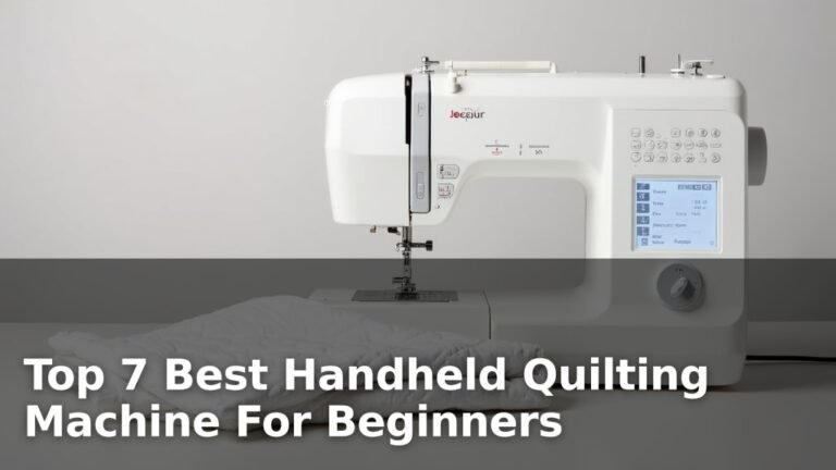 Top 7 Best Handheld Quilting Machine For Beginners