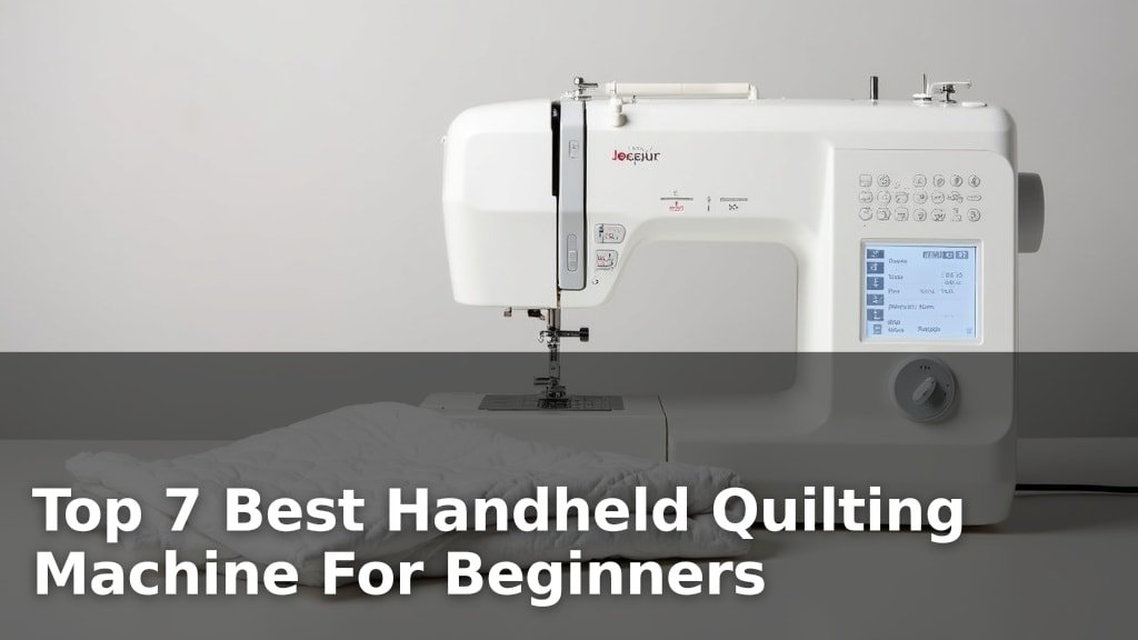 Top 7 Best Handheld Quilting Machine For Beginners