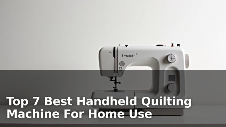 Top 7 Best Handheld Quilting Machine For Home Use