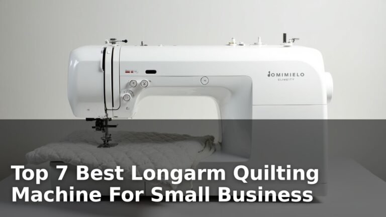 Top 7 Best Longarm Quilting Machine For Small Business