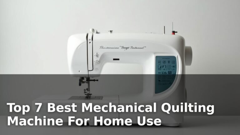 Top 7 Best Mechanical Quilting Machine For Home Use