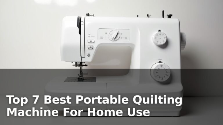Top 7 Best Portable Quilting Machine For Home Use