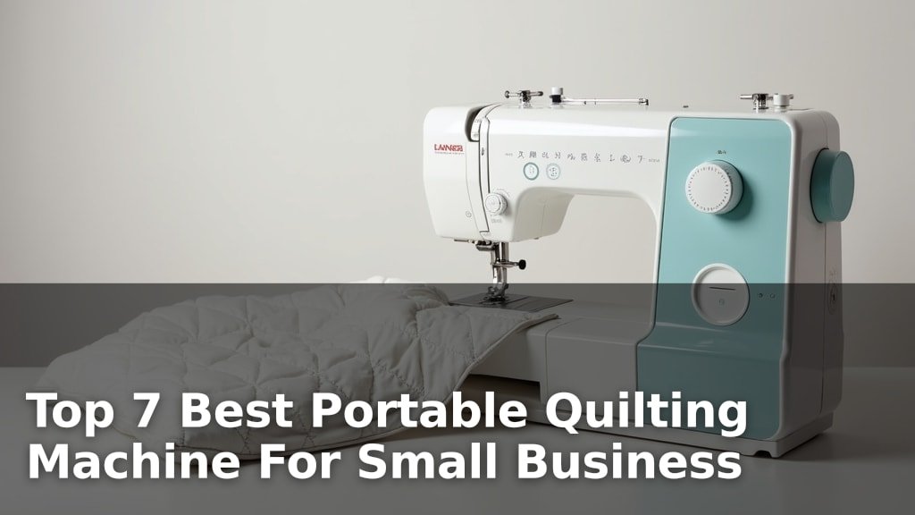 Top 7 Best Portable Quilting Machine For Small Business
