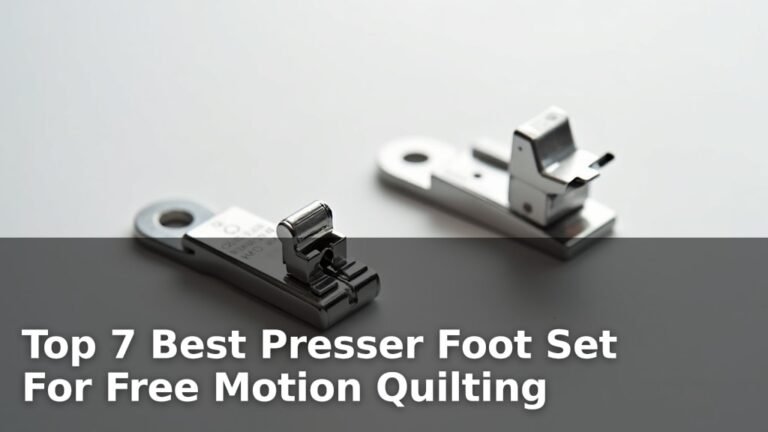Top 7 Best Presser Foot Set For Free Motion Quilting