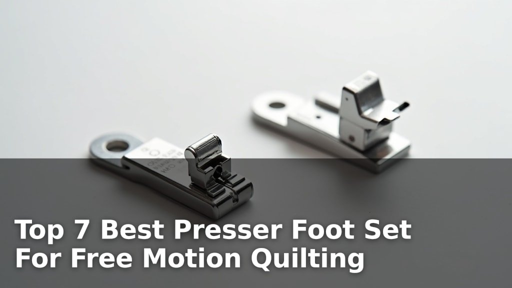 Top 7 Best Presser Foot Set For Free Motion Quilting