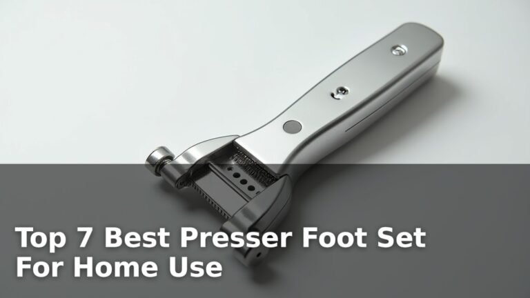 Top 7 Best Presser Foot Set For Home Use