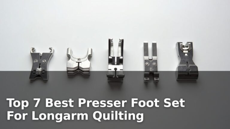 Top 7 Best Presser Foot Set For Longarm Quilting