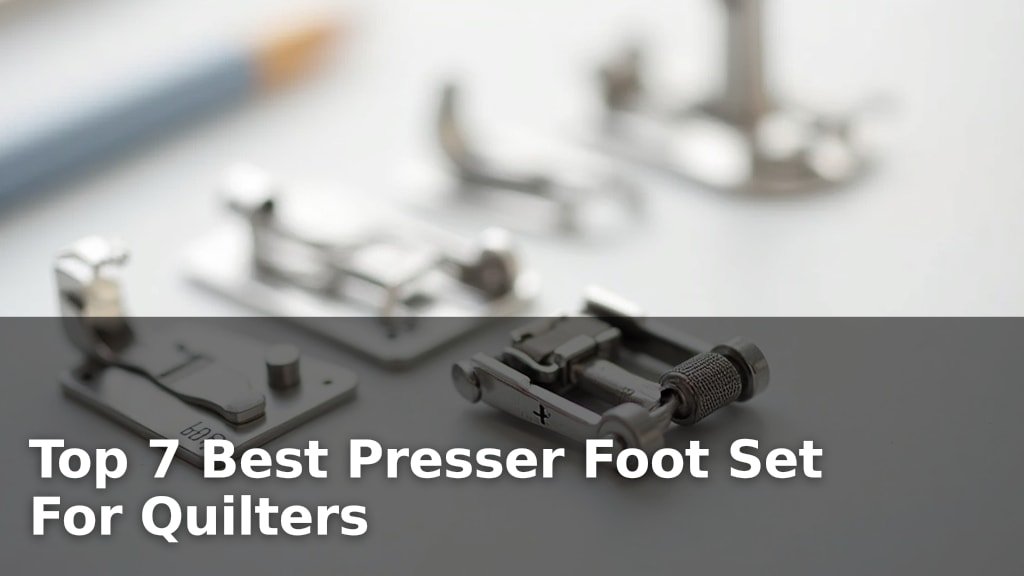 Top 7 Best Presser Foot Set For Quilters