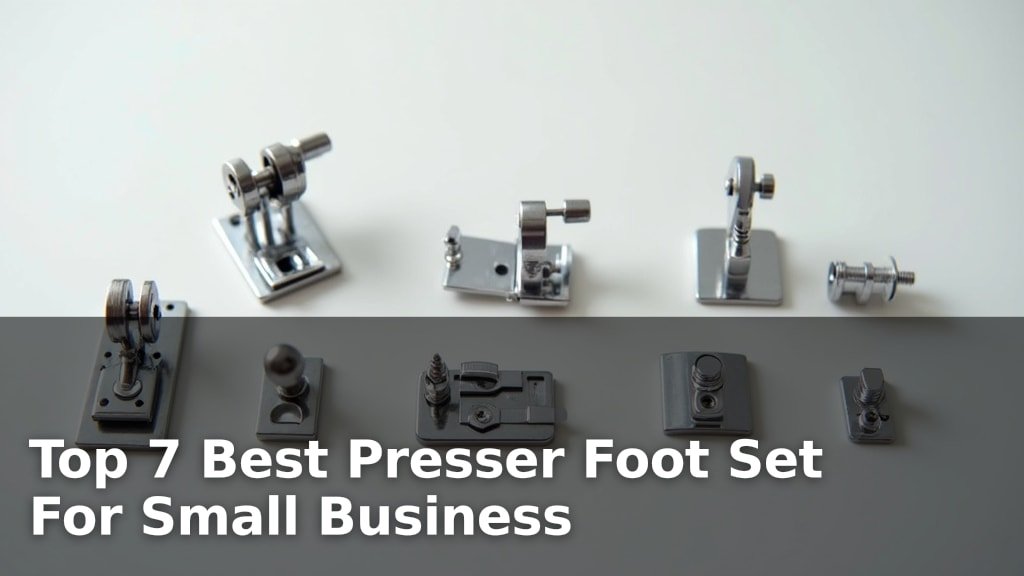 Top 7 Best Presser Foot Set For Small Business