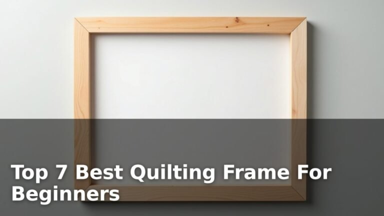 Top 7 Best Quilting Frame For Beginners