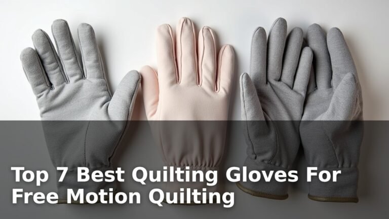 Top 7 Best Quilting Gloves For Free Motion Quilting