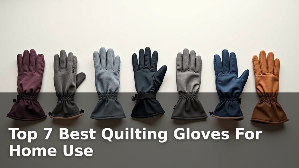 Top 7 Best Quilting Gloves For Home Use