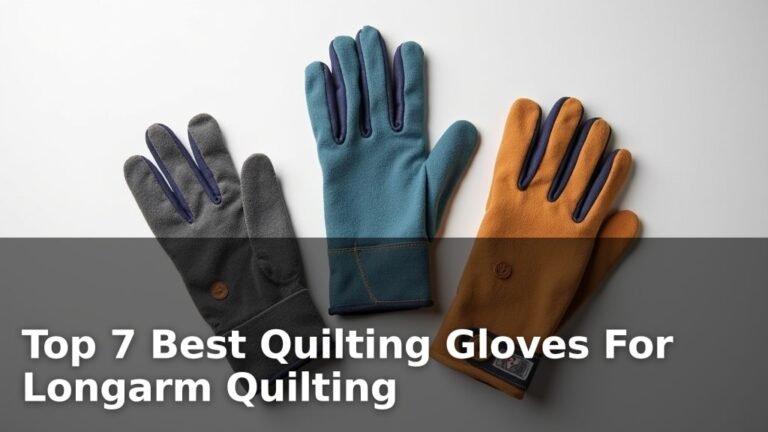 Top 7 Best Quilting Gloves For Longarm Quilting