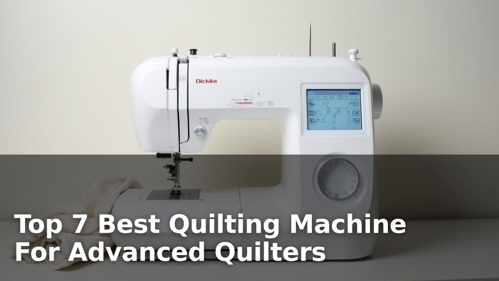 Top 7 Best Quilting Machine For Advanced Quilters