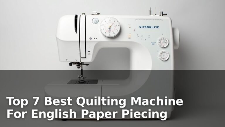 Top 7 Best Quilting Machine For English Paper Piecing