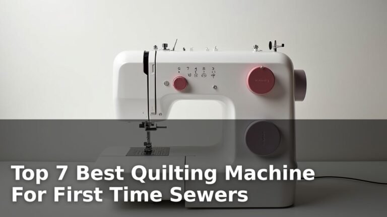 Top 7 Best Quilting Machine For First Time Sewers