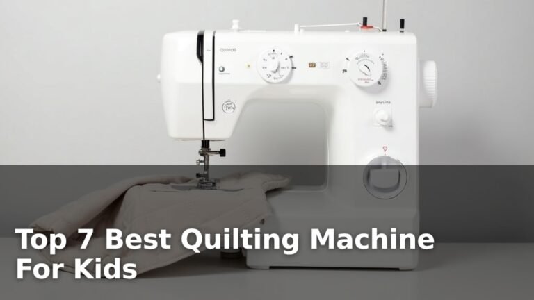 Top 7 Best Quilting Machine For Kids