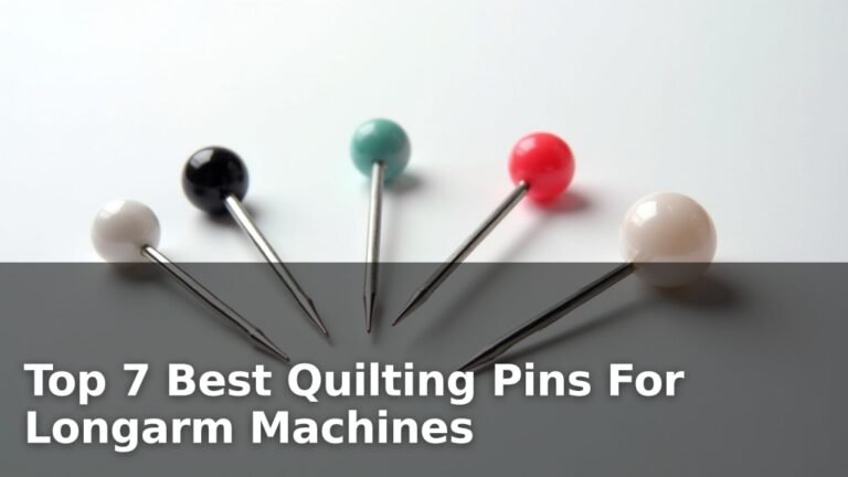 Top 7 Best Quilting Pins For Longarm Machines