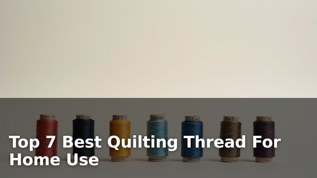 Top 7 Best Quilting Thread For Home Use
