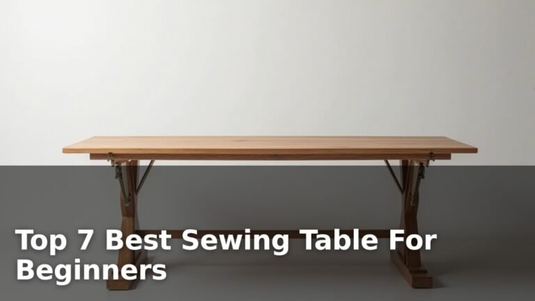 Top 7 Best Sewing Table For Beginners