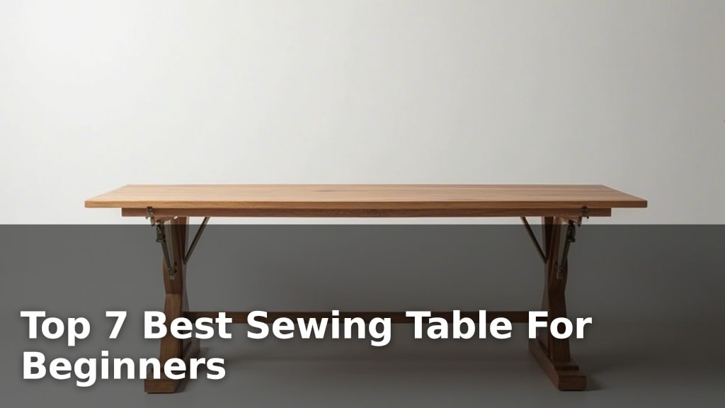 Top 7 Best Sewing Table For Beginners