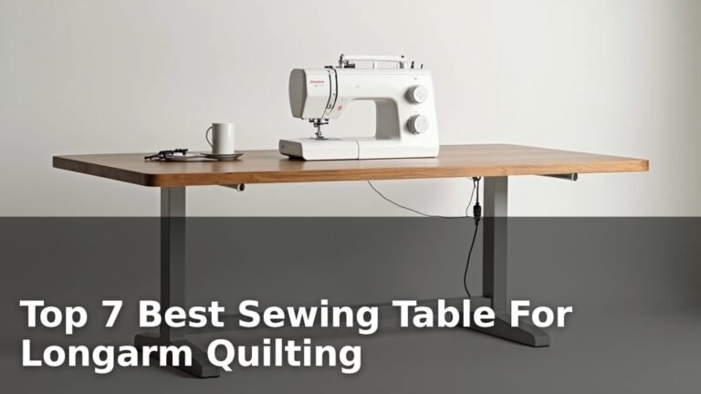Top 7 Best Sewing Table For Longarm Quilting