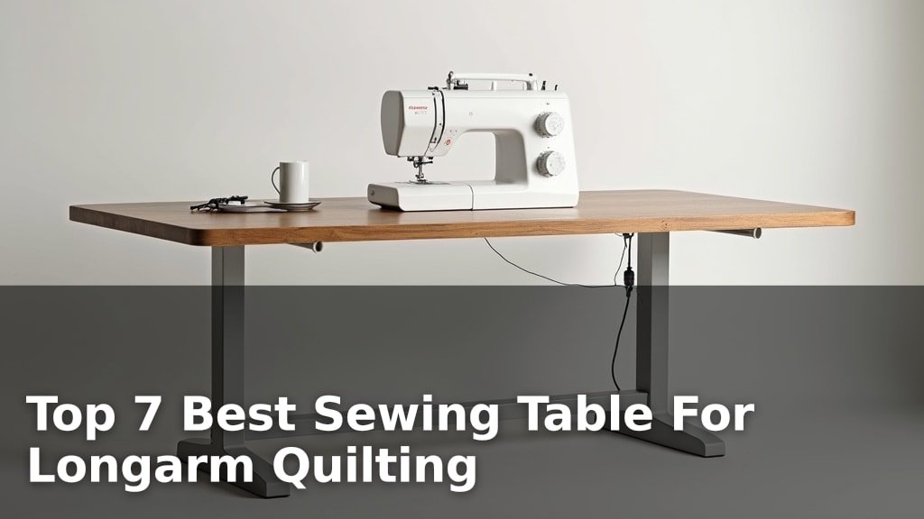 Top 7 Best Sewing Table For Longarm Quilting