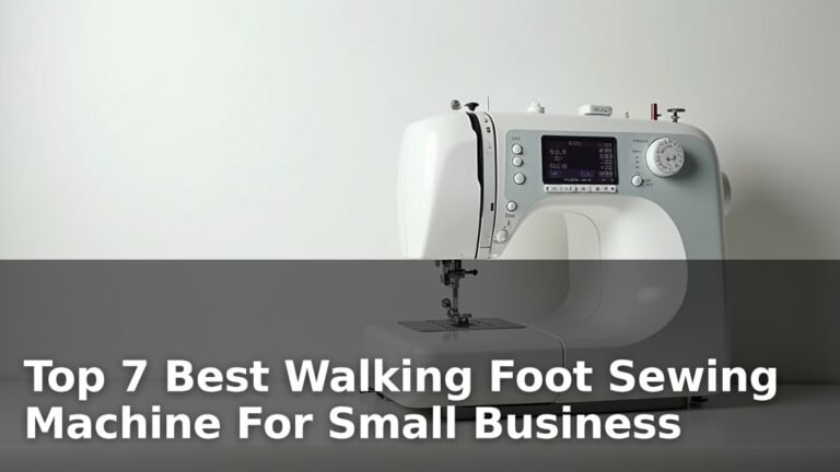 Top 7 Best Walking Foot Sewing Machine For Small Business