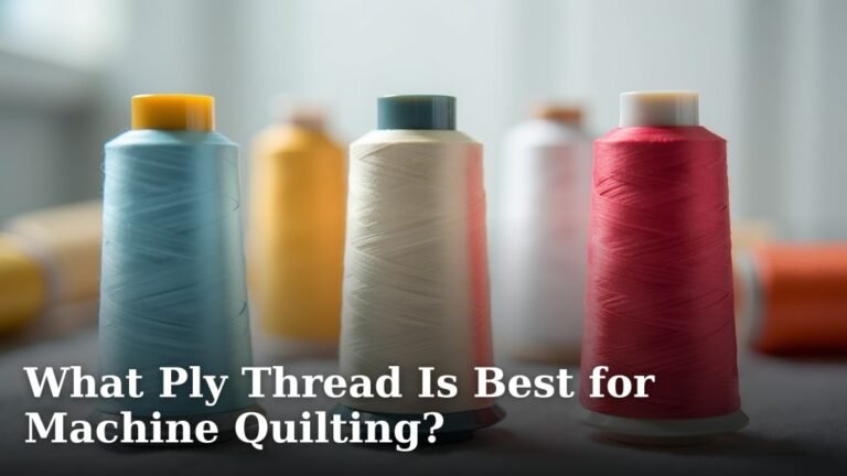What Ply Thread Is Best for Machine Quilting?