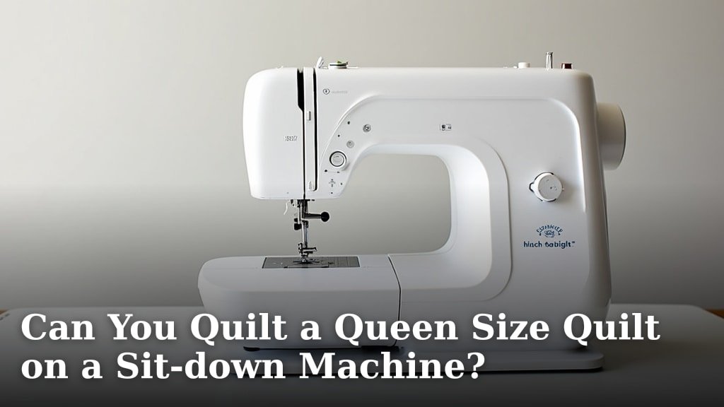 Can You Quilt a Queen Size Quilt on a Sit-down Machine?