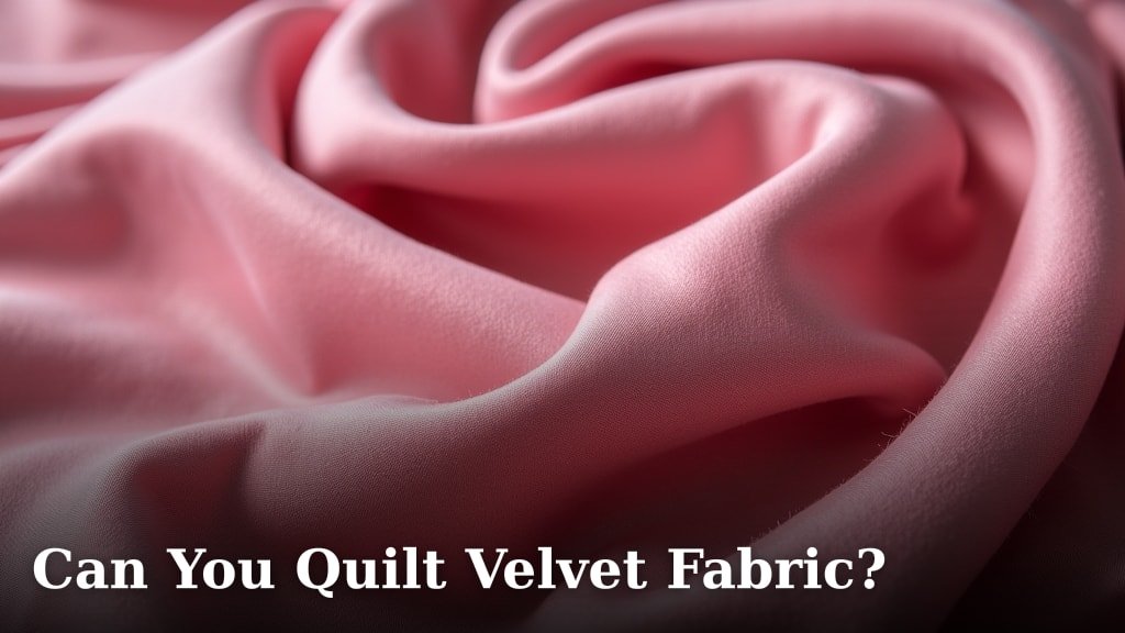 Can You Quilt Velvet Fabric?