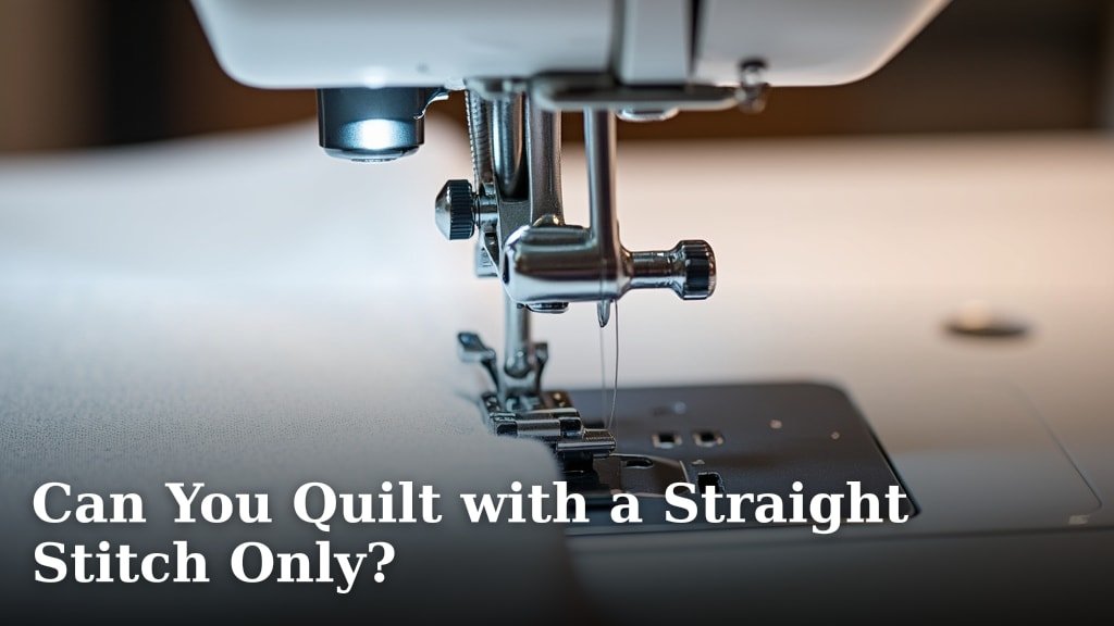 Can You Quilt with a Straight Stitch Only?
