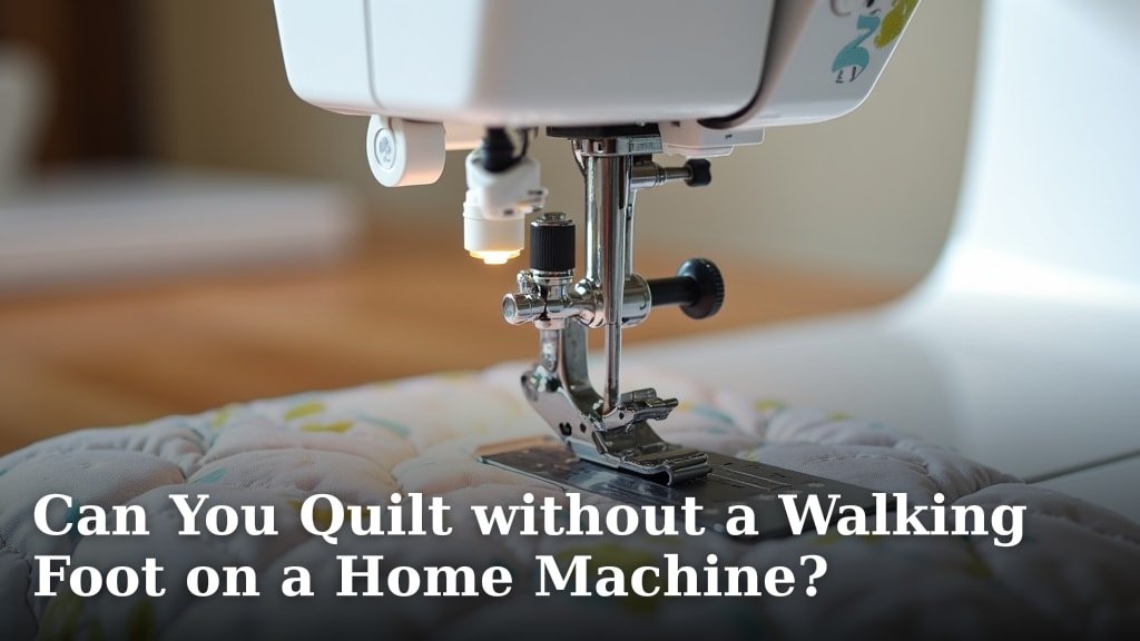 Can You Quilt without a Walking Foot on a Home Machine?