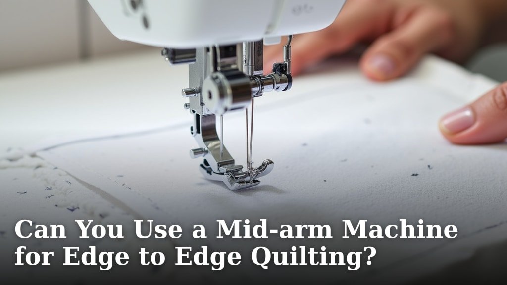 Can You Use a Mid-arm Machine for Edge to Edge Quilting?
