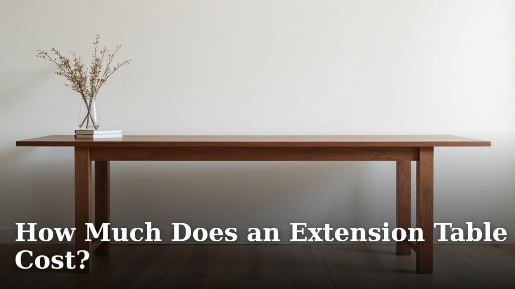 How Much Does an Extension Table Cost?