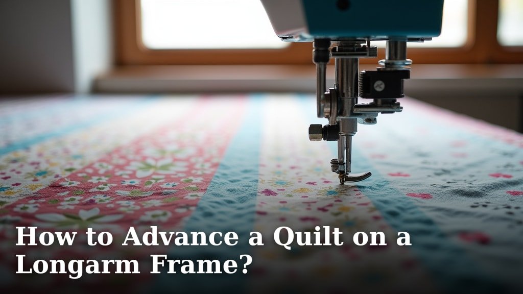 How to Advance a Quilt on a Longarm Frame?