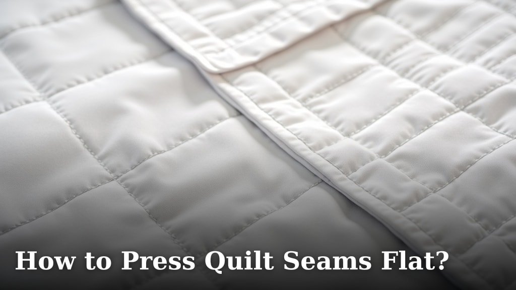 How to Press Quilt Seams Flat?