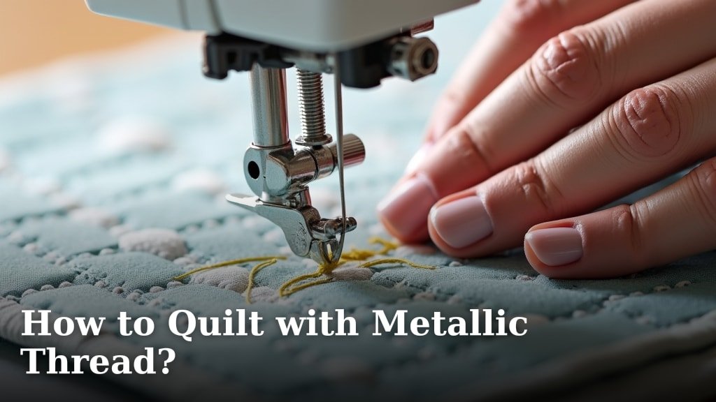 How to Quilt with Metallic Thread?